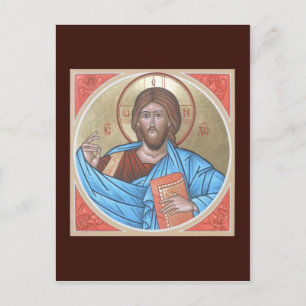 Christ Pantocrator Prayer Card