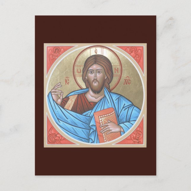 Christ Pantocrator Prayer Card (Front)