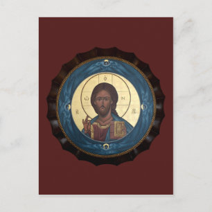 Christ Pantocrator Prayer Card