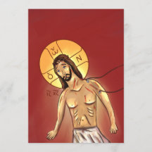 Christ Paper Icon Card