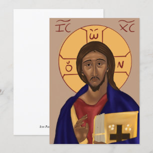 Christ Paper Icon Card