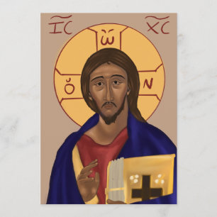 Christ Paper Icon Card