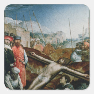 Christ Raised on the Cross, 1496-1504 Square Sticker