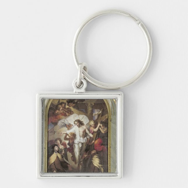 Christ Resurrected Key Ring (Front)