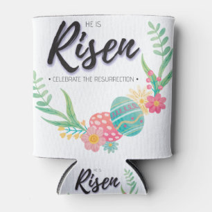 Christ_risen modern style wrapped can cooler