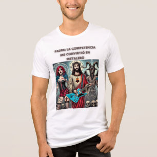 Christ Rockero: The Metal Competition Tri-Blend Shirt