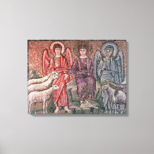 Christ Separates the Sheep from the Goats, 6th cen Canvas Print