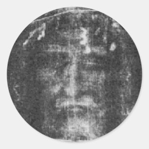 Christ - Shroud Of Turin Classic Round Sticker