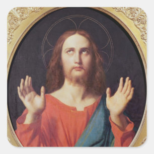 Christ Square Sticker