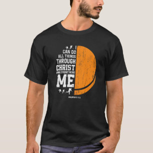 Christ Strengthens Me Religious Christian Ice Hoc T-Shirt