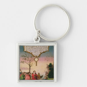 Christ teaching his disciples key ring