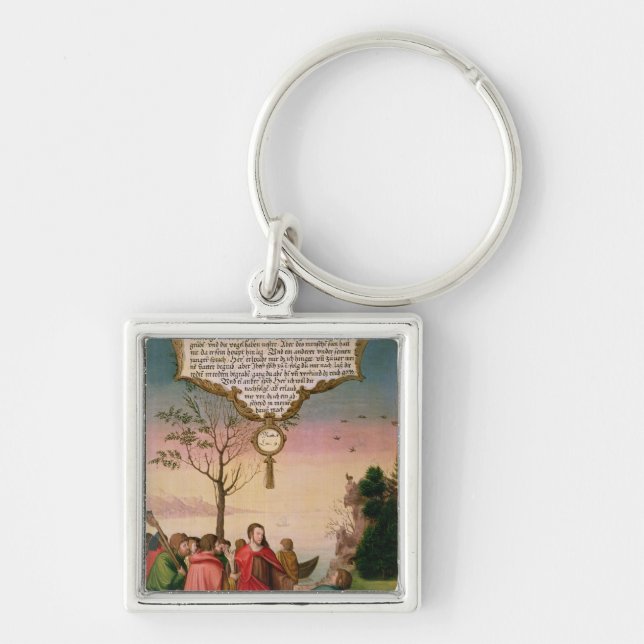 Christ teaching his disciples key ring (Front)