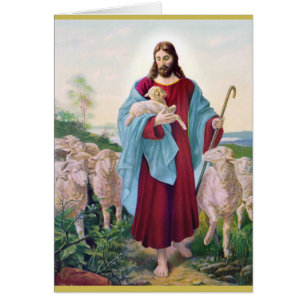 Christ The Good Shepherd Bernard Plockhorst 1878