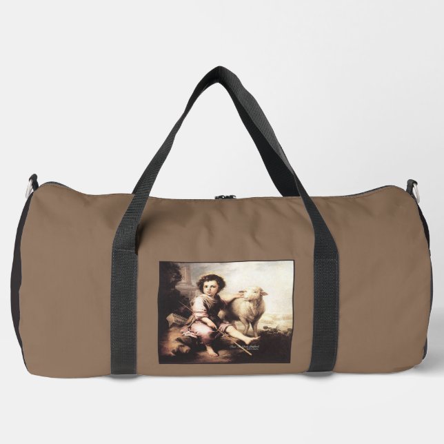 Christ The Good Shepherd Duffle Bag (Front)