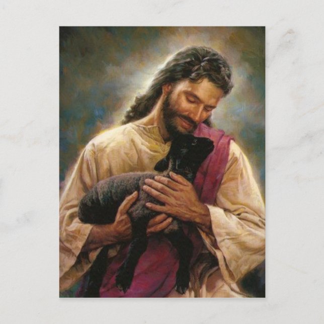 Christ The Good Shepherd Postcard (Front)