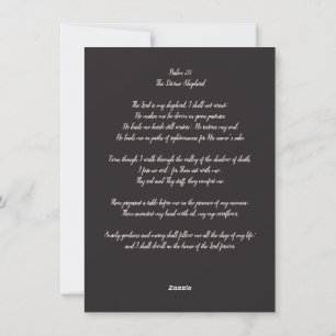 Christ The Good Shepherd Psalm 23 Holiday Card