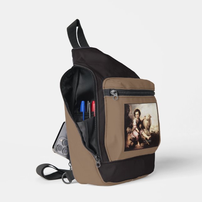 Christ The Good Shepherd Sling Bag (Open)