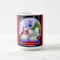 Christ The Lamb Of God Has Risen Red Mug