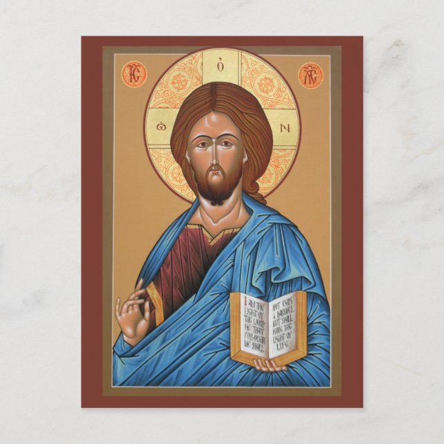 Christ the Light Giver Prayer Card (Front)