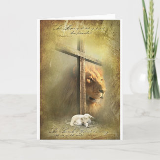 Christ The Lion of Judah Card