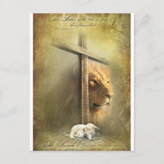 Christ The Lion of Judah Postcard