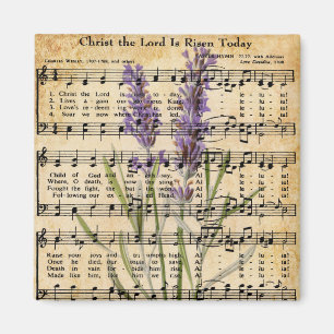 Christ the Lord is Risen Today Magnet