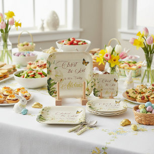 Christ the Lord is ris'n today Paper Plates