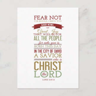 Christ the Lord Postcard