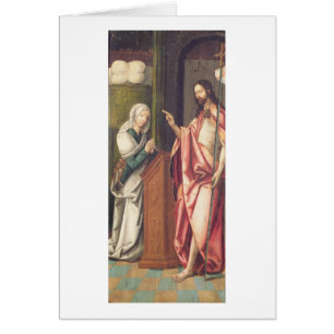 Christ the Redeemer blessing a woman (panel)