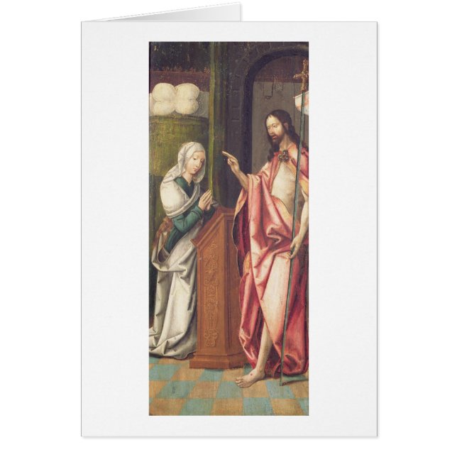 Christ the Redeemer blessing a woman (panel) (Front)