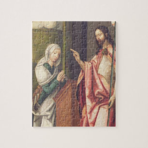 Christ the Redeemer blessing a woman (panel) Jigsaw Puzzle