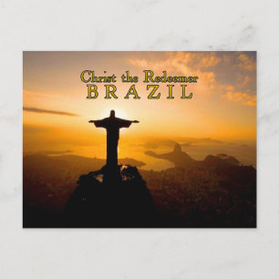 Christ the Redeemer Brazil Postcard