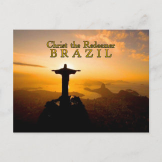 Christ the Redeemer Brazil Postcard