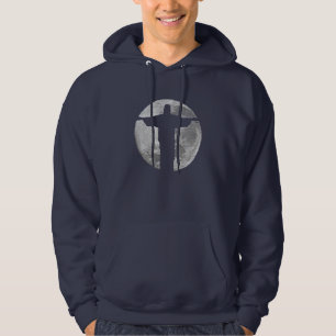 Christ the Redeemer moon Hoodie