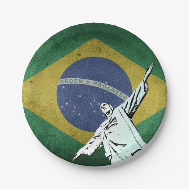 Christ the Redeemer Paper Plate (Front)
