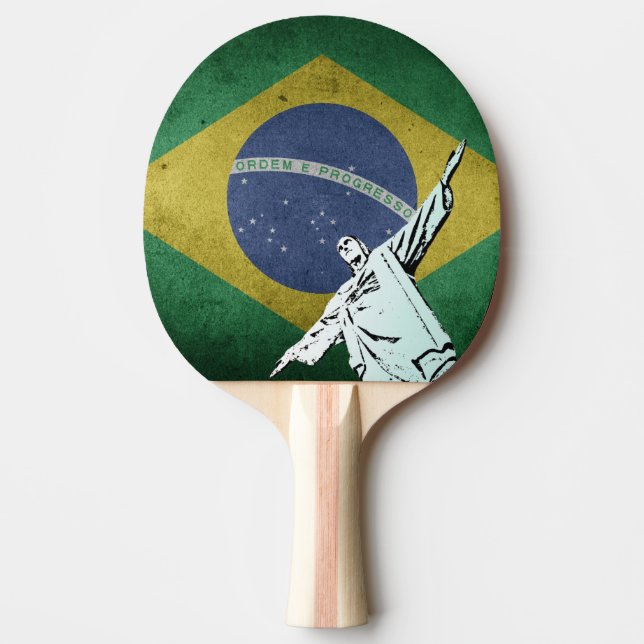 Christ the Redeemer Ping Pong Paddle (Front)