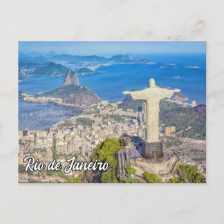Christ The Redeemer, Rio de Janeiro Holiday Postcard