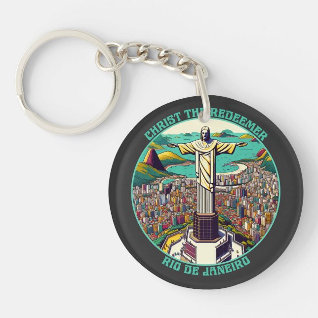 Christ the Redeemer, Rio de Janeiro Key Ring (Front)