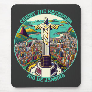 Christ the Redeemer, Rio de Janeiro Mouse Mat
