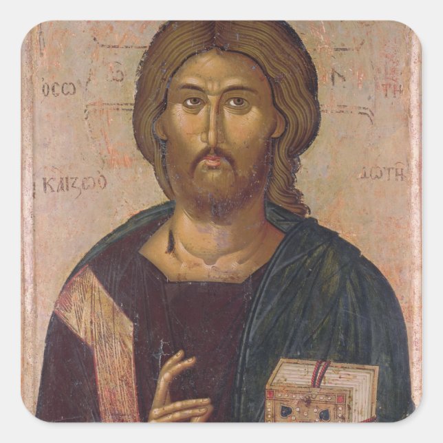 Christ the Redeemer, Source of Life, c.1393-94 Square Sticker (Front)