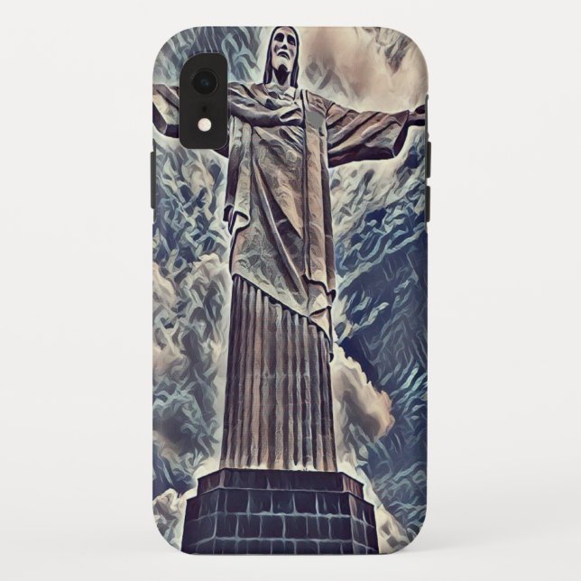 Christ the redeemer statue Case-Mate iPhone case (Back)