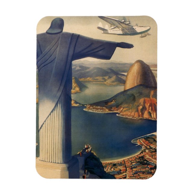 Christ the Redeemer Statue, Rio De Janeiro, Brazil Magnet (Vertical)