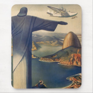 Christ the Redeemer Statue, Rio De Janeiro, Brazil Mouse Mat