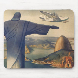 Christ the Redeemer Statue, Rio De Janeiro, Brazil Mouse Mat