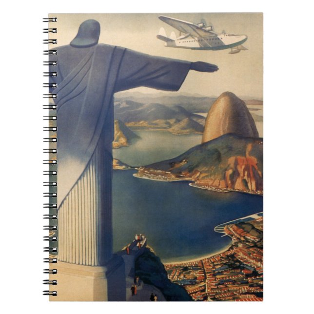 Christ the Redeemer Statue, Rio De Janeiro, Brazil Notebook (Front)
