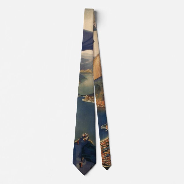 Christ the Redeemer Statue, Rio De Janeiro, Brazil Tie (Front)