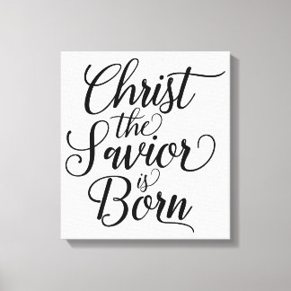 Christ the Savior is Born Canvas Print