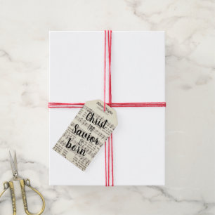 Christ the Saviour is Born Gift Tag