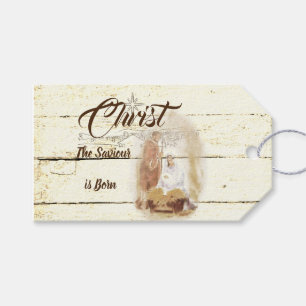 Christ the Saviour is born Gift Tags