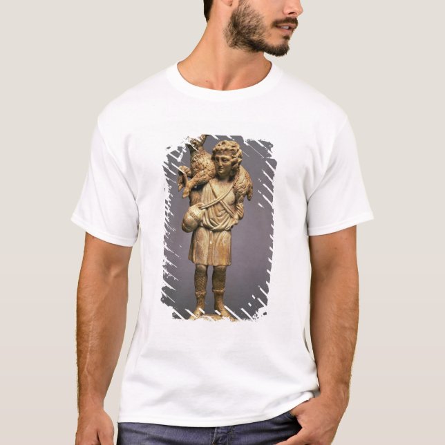 Christ the Shepherd (ivory) T-Shirt (Front)